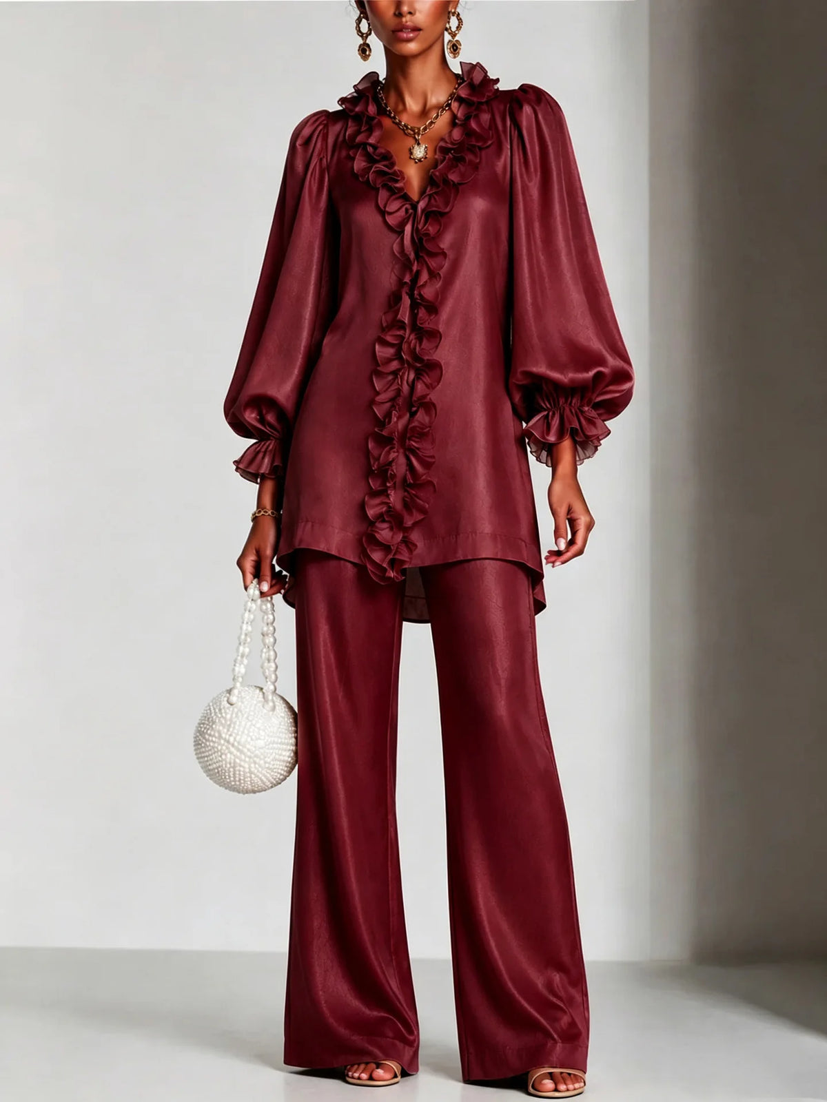 Conjunto Nerina - O cetim mais desejado pelas style mavens europeiras