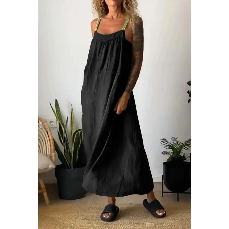 Vestido Carmem - O linho must-have das trendsetters (tendência grega)