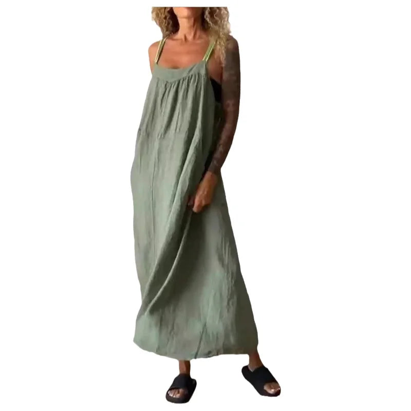 Vestido Carmem - O linho must-have das trendsetters (tendência grega)