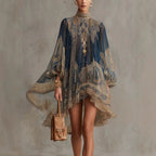 Vestido Ylva - O best choice mais amado pelas style mavens em chiffon (tendência francesa)