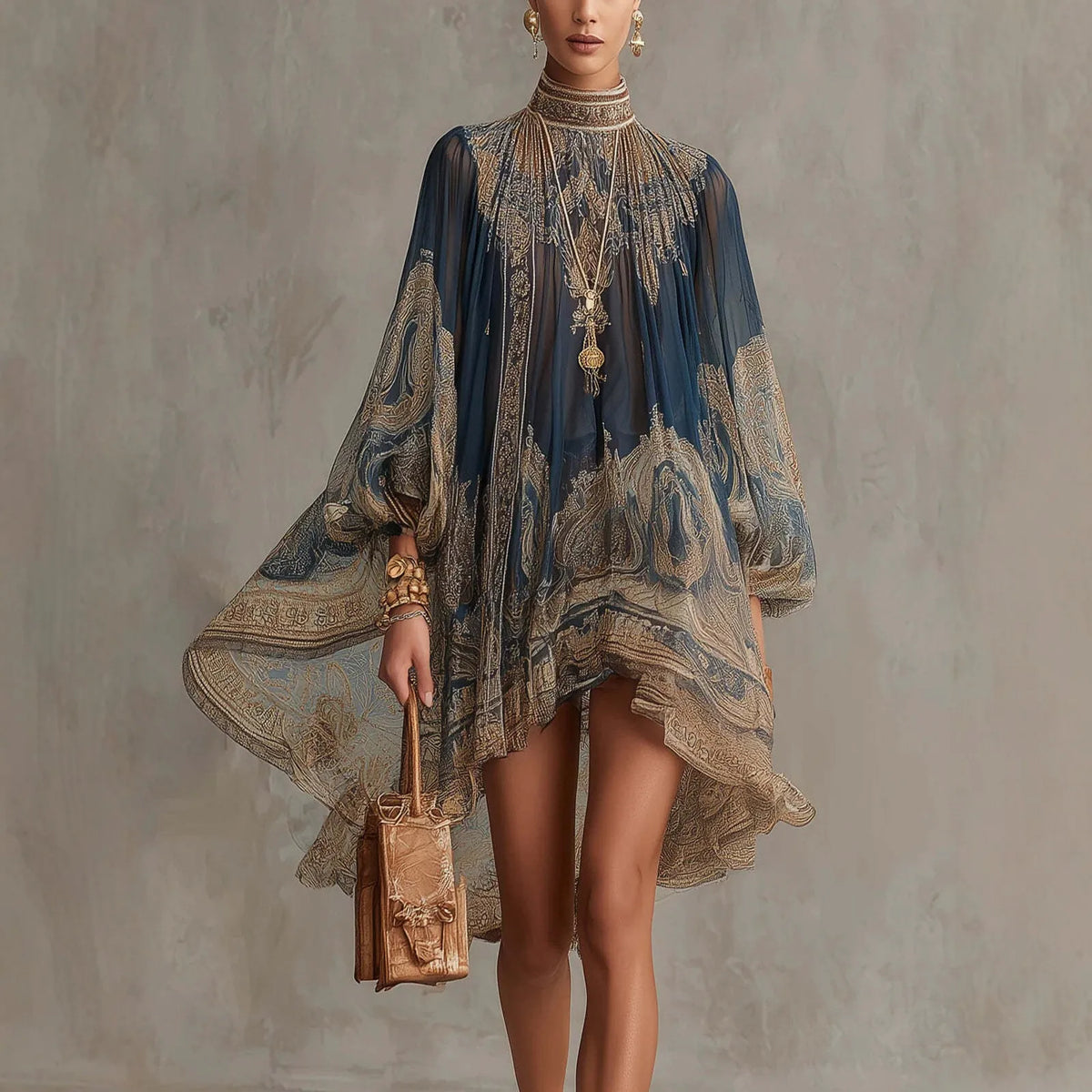 Vestido Ylva - O best choice mais amado pelas style mavens em chiffon (tendência francesa)