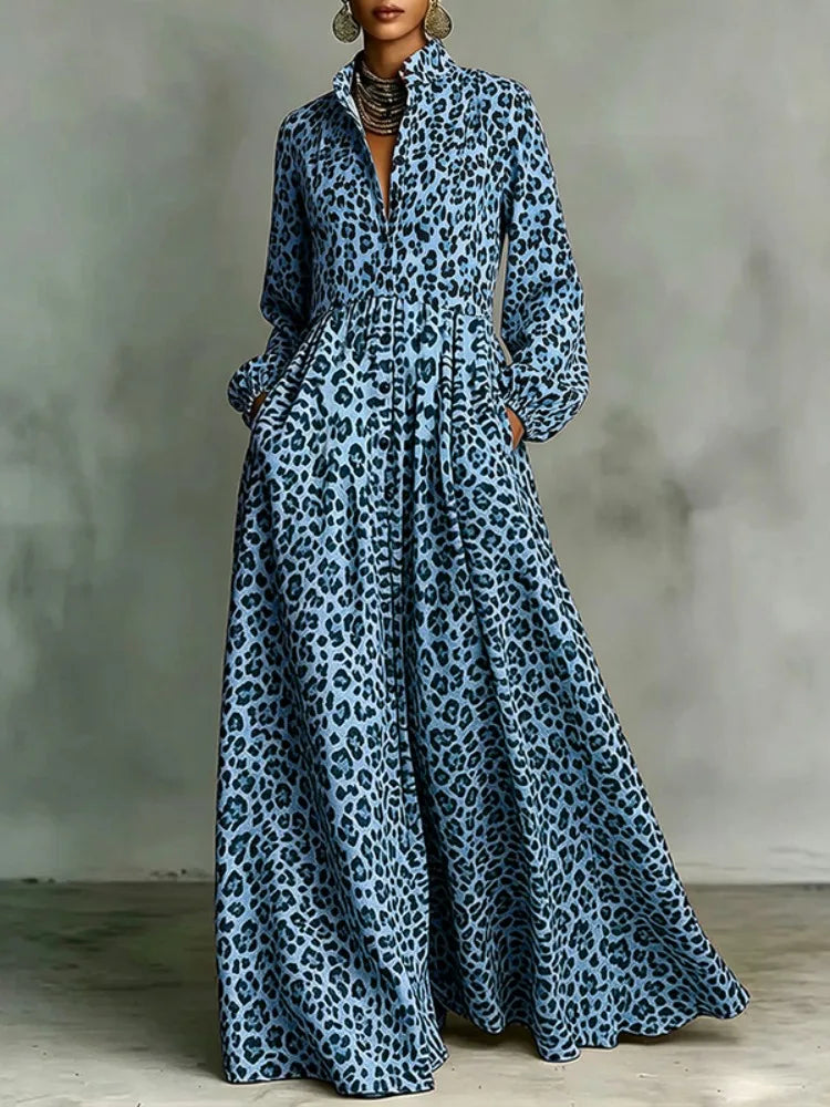 Vestido Aracéli - O leopard print mais desejado pelas trendsetters (tendência francesa)