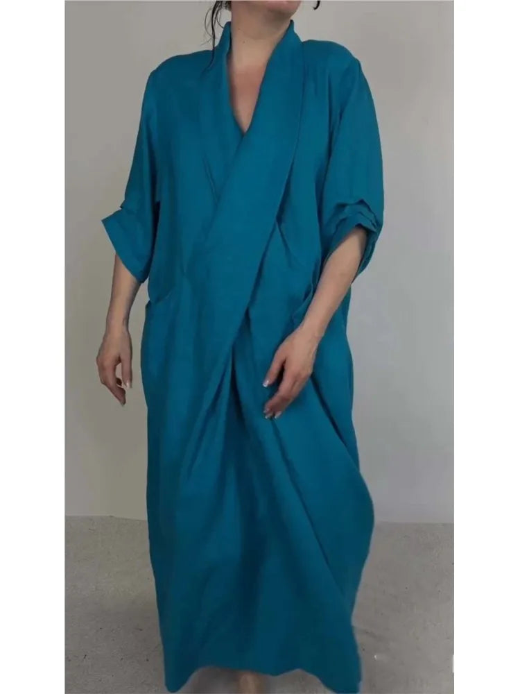 Vestido Solange - Fluido assimétrico queridinho das blogueiras (tendência Italiana)