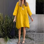 Vestido Milena - O queridinho das it girls em linho (tendência grega)
