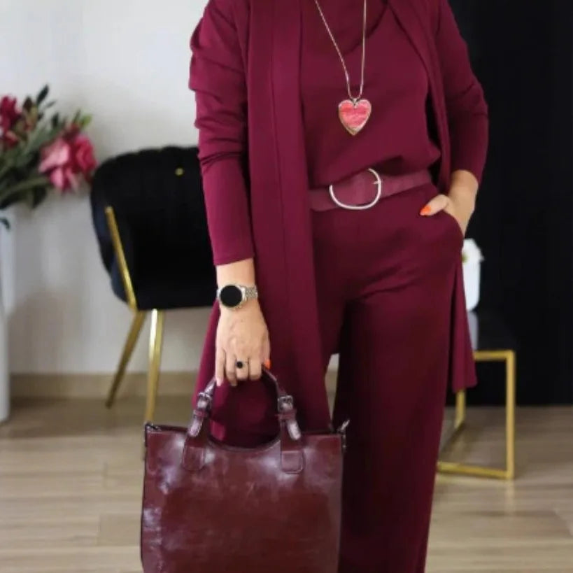 Conjunto Lilian - O must-have de 3 peças para o outono inverno 2026 (tendência americana)