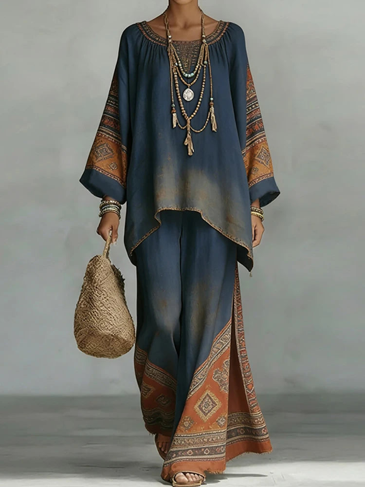 Conjunto Liana - O boho art mais amado pelas famosas europeias (tendência italiana)