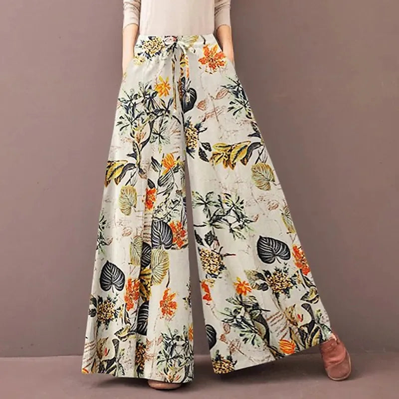 Calça Marieta - Estampa floral queridinha das trendsetters (tendência francesa)