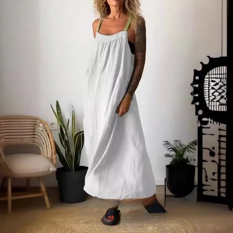 Vestido Carmem - O linho must-have das trendsetters (tendência grega)