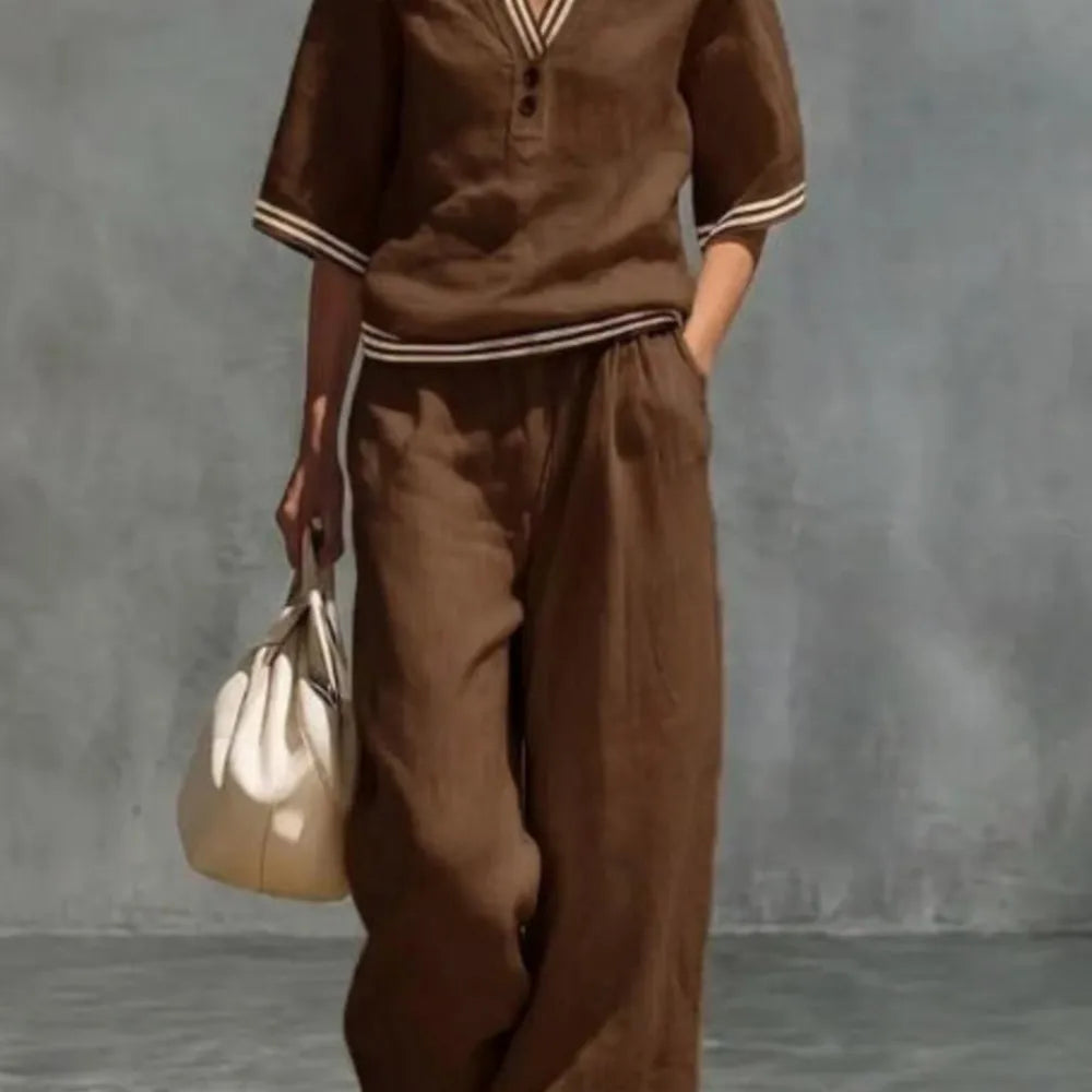 Conjunto Cloe - O queridinho em linho das style queens (tendência grega)
