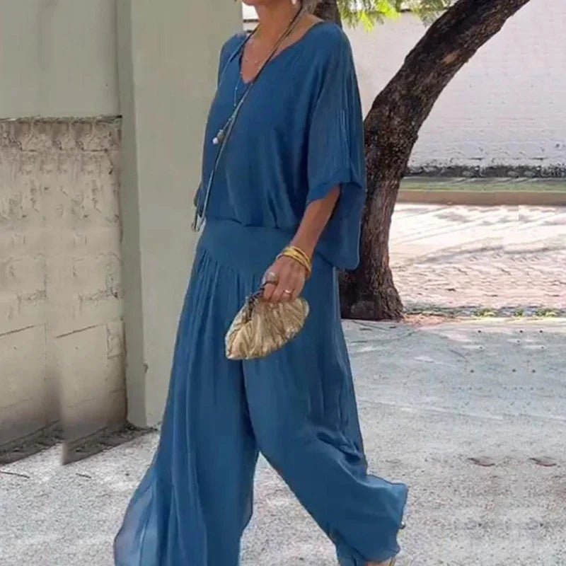 Conjunto Lumena - Pura elegância em chiffon (tendência francesa)