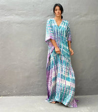 Azul/branco/roxo