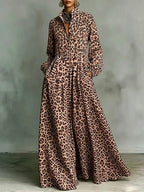 Vestido Aracéli - O leopard print mais desejado pelas trendsetters (tendência francesa)