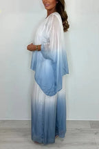 Conjunto Daniela - Chiffon em degradê must-have 2026 (tendência italiana)