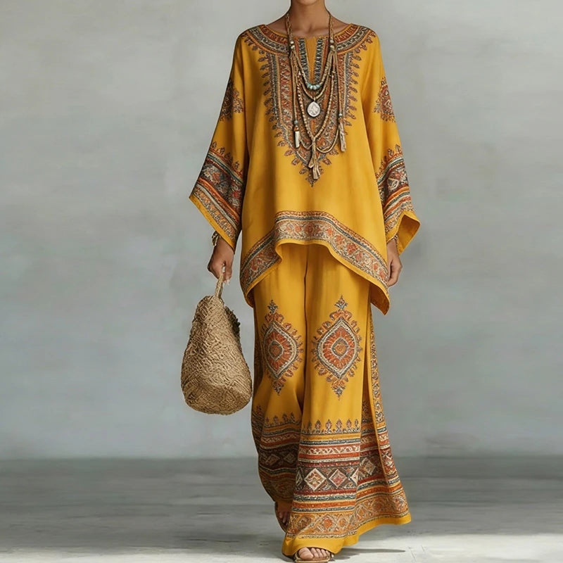 Conjunto Liana - O boho art mais amado pelas famosas europeias (tendência italiana)