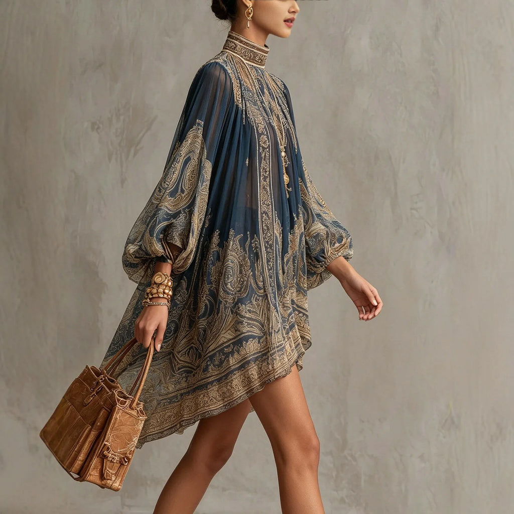 Vestido Ylva - O best choice mais amado pelas style mavens em chiffon (tendência francesa)