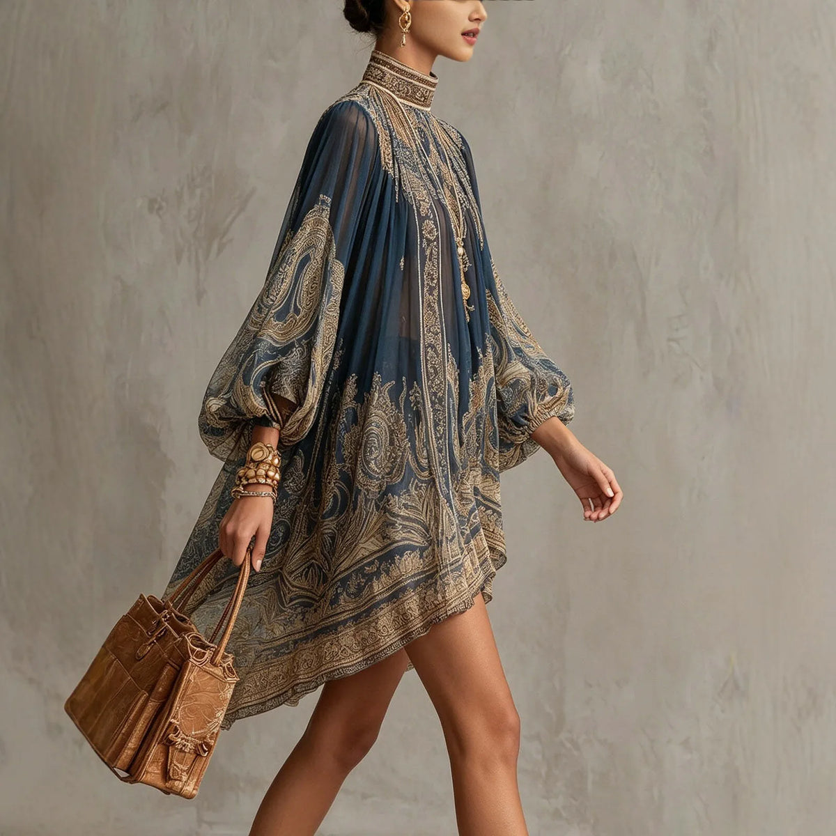 Vestido Ylva - O best choice mais amado pelas style mavens em chiffon (tendência francesa)